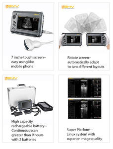 Échographe vétérinaire portable à écran tactile avec sonde chirurgicale pour bétail - Product Image 6