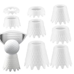8 mini-tee de golf pour bouteille, supports de balle, outils d'entraînement, accessoires de golf pour fers, drivers et hybrides - Product Image 1