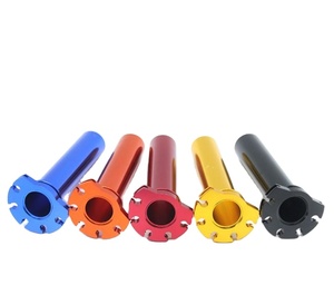 Di alluminio Del Motociclo del <span class=keywords><strong>Gas</strong></span> Torsione della Valvola A Farfalla Grip Handle Bar Grip Throttle <span class=keywords><strong>Manopola</strong></span> per KT CRF KLX Moto Dirt Bike Manubrio - Product Image 3