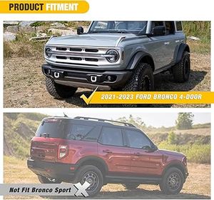 Nfb01c106 Phi Hành Đoàn Cab <span class=keywords><strong>Nerf</strong></span> thanh bên bước bên thanh cho Bronco - Product Image 5