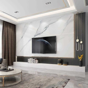 Fábrica de China, venta al por mayor, aspecto de mármol Uv, remodelación de interiores para el hogar, 2M, 3Mm, hoja de mármol de Pvc Uv, Panel de pared, tablero de decoración de pared de Tv - Product Image 3