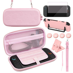 Nintendo <b>Switch</b> 2 Sakura Carrying <b>Case</b> Set Protective Cover With Screen Protector And Accessories For Console Travel Storage - Product Image 1