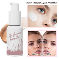 Fond de Teint Liquide Changeant de Couleur, Correcteur Adaptable au Teint, Léger, Longue Tenue, Vente en Gros