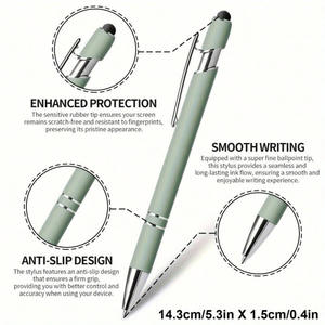 Bolígrafo Táctil Multifuncional de Escritura Suave con Logotipo Personalizado Grabado a Láser para Oficina de Negocios y Regalos Promocionales - Product Image 3
