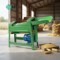 Décortiqueuse de maïs électrique à faible coût et haute efficacité, batteuse de maïs compacte, machine agricole