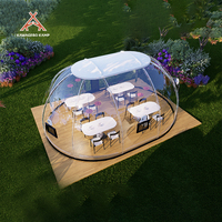 Kawagebo Dômes de maison transparents pour le glamping en polycarbonate géodésique PC ovale préfabriqué personnalisé