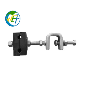 Collier de fixation en alliage d'aluminium moulé par investissement pour câbles à fibres optiques ADSS OPGW, pour poteaux et tours, marque Wolf - Product Image 6