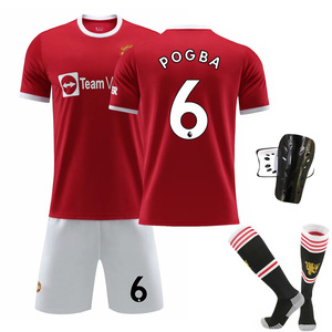 Maglia da Calcio Classica All'Ingrosso Nuova N.7 <span class=keywords><strong>Cristiano</strong></span> <span class=keywords><strong>Ronaldo</strong></span> N.6 Paul Pogba N.18 100% Poliestere Elasticizzato Traspirante - Product Image 3