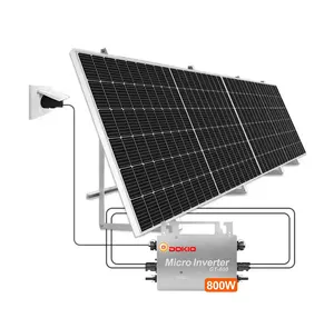 DOKIO-Sistema de energía solar para balcón, kit completo de 800W para el hogar, Europa