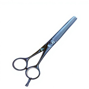 ASAP High Quality Stainless Steel Long Handle 6-Inch <b>Barber</b> Thinning Hair Cutting Scissors Custom Logo Essential Beauty Personal - Product Image 1