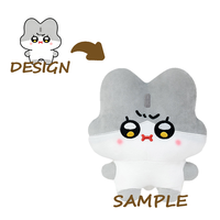 Jouet en peluche personnalisé OEM, peluche super douce en coton PP