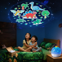 Projecteur d'étoiles Youkela, cadeau de Noël pour enfants, projecteur de lumière de plafond galaxie, minuterie, télécommande, jouet spatial, lampe LED de nuit