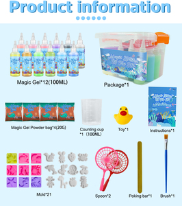 Khy 12 Màu 250 Ml Tự Làm Nước Elf Đồ Chơi-Ma Thuật Waterscape Nước Elves Gel Kit Set, Ma Thuật Nước Elf Với Hiệu ứng Lấp Lánh - Product Image 4