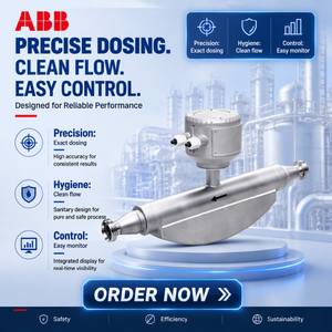 Débitmètre massique Coriolis en acier inoxydable compatible Abb Fch100, haute précision, avec affichage intégré - Product Image 2