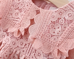 Primavera vestiti da <span class=keywords><strong>neonata</strong></span> per bambina vestito con cuciture a rete per abbigliamento bambina 1 anno compleanno principessa Tutu Dress Dress Dress - Product Image 5