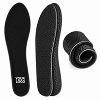 Semelles orthopédiques Cloud Comfort avec coussin d'air en nid d'abeille, dessus respirant, base antidérapante Pebble, logo personnalisé pour un confort tout au long de la journée