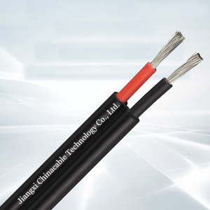 Tuv di alta qualità Twin Core 4mm Pv Dc cavo solare doppio 6mm fili Dual Core cavi solari 10AWG 12AWG - Product Image 1