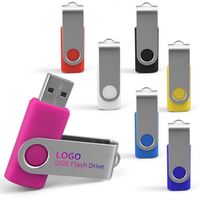 2024 Top Ventas 100% Original Marca Swivel Usb Stick 1GB 2GB 4GB 8GB 16GB 32GB 64GB 128GB Pendrive Mini Usb Flash Drives
