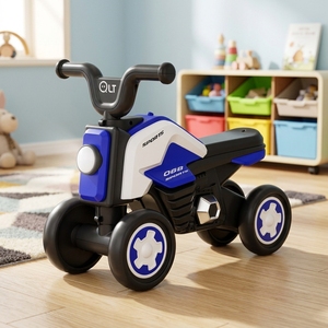 Nouveau Vélo d'équilibre silencieux à quatre roues en stock pour enfants de 1 à 6 ans, Voiture à bascule pour bébé, Twister Bike Factory Baby Swing Car - Product Image 4