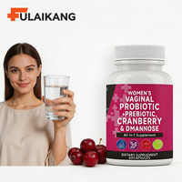 Probiotique vaginal pour femmes en marque privée avec D-Mannose et canneberge pour l'équilibre du pH et le soutien de la santé urinaire, 60 capsules