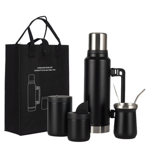 40 oz người bạn đời thiết lập 304 thép không gỉ cup đôi tường chân không Yerba <span class=keywords><strong>Mate</strong></span> thiết lập 1200 ml <span class=keywords><strong>mate</strong></span> trà bombilla Handgrip cho đi bộ đường dài cắm trại - Product Image 1