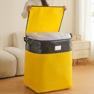 Sacs de rangement pour vêtements en gros d'usine, sacs de déménagement extra-larges en tissu épais et résistant avec design bicolore - Product Image 1