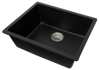 BLM-GU4141S 16*16*8 pouces noir sous évier simple bol évier en granit Composite évier pour cuisine