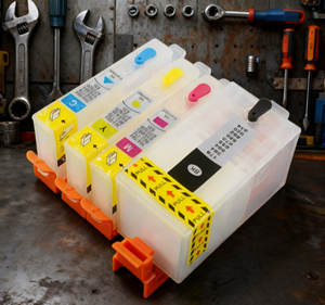 Cartouche rechargeable vide Colortime 934XL 935XL compatible avec l'imprimante <span class=keywords><strong>HP</strong></span> <span class=keywords><strong>OfficeJet</strong></span> <span class=keywords><strong>Pro</strong></span> <span class=keywords><strong>6230</strong></span> Pro6830 - Product Image 4