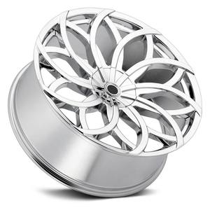 Rueda Strada HURACAN 28x10 (25, 6x139.7, 87.1) Cromada, Llanta Individual Roda Tsuya <span class=keywords><strong>Converse</strong></span> Aro 20 - Product Image 2