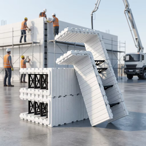Modernas Formas <span class=keywords><strong>de</strong></span> Hormigón ICF, Módulos <span class=keywords><strong>de</strong></span> Paneles <span class=keywords><strong>de</strong></span> EPS para Aislamiento en la Construcción <span class=keywords><strong>de</strong></span> Villas y Centros Comerciales - Product Image 1