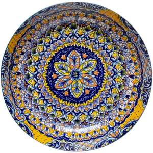 Juego de Tazones de Cerámica para Ensalada al por Mayor, Estilo Bohemio, Juego de Tazones de 4.8 Pulgadas, Vajilla Pintada a Mano para Servir en la Cocina o Restaurante - Product Image 5