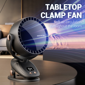 NURFIODUR 2024 yeni masaüstü vantilatör 6 modları taşınabilir soğutma Celling klip <span class=keywords><strong>Fan</strong></span> ev yatak odası elektrikli şarj edilebilir masa <span class=keywords><strong>fan</strong></span>ı