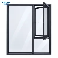 Ventanas de Aluminio de Diseño Moderno de Alta Calidad Yomoga China, Ventanas Abatibles y Ventanas para Casas