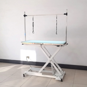 Профессиональный электрический грумерский стол EUR <span class=keywords><strong>PET</strong></span> с LED-подсветкой, регулируемый по высоте (26-92 см), нагрузка до 120 кг, для зоомагазинов. Хит продаж! - Product Image 2