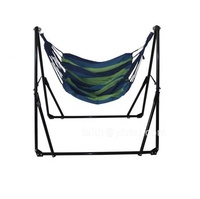 Chaise hamac pivotante pour meubles de Patio, prix d'usine, avec des ensembles de supports en acier peu encombrants, en Offre Spéciale