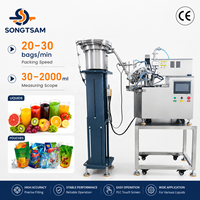 Machine automatique de remplissage et de bouchage de sachets préformés pour boissons, idéale pour les petites entreprises (compatible avec les liquides visqueux)