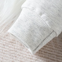 Sweat-shirt unisexe pour bébé en polyester avec capuche, idéal pour la sublimation, pull de Noël pour enfants, t-shirt pour bébés filles
