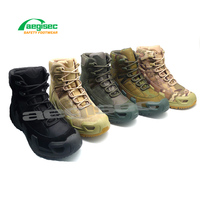 AEGISEC Camouflage Hommes Bottes Tempêtes du Désert Protection Bottes Tactiques Heavy Duty Mid Cut