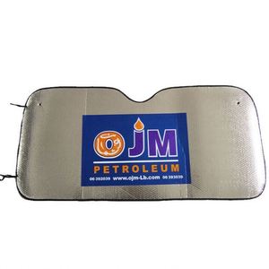 Parasol Plegable y Retráctil para Ventana Delantera de Coche, Diseño de Burbujas en PVC/EVA, Moderno, Duradero, Reciclable, Personalizable, Promocional - Product Image 5