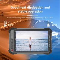 Étanche IP65 4G LTE Tablette industrielle portable de 8 pouces IPS Écran tactile Windows 10 Tablette entièrement robuste