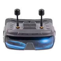 Lunettes FPV VR200 5.8G 1024*600 avec enregistrement vidéo pour drone de course RC, vue stable, matériau PVC, accessoires pour drone