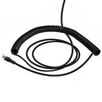 Lantronlife LL-H60 RJ9 Headset telepon, headphone pusat panggilan kabel 2.6M dengan mikrofon untuk Studio kantor dan kerja