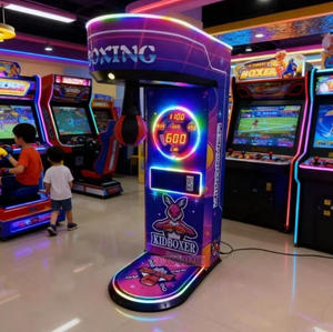 เครื่องเกมส์ชกมวยหยอดเหรียญสำหรับเด็ก รุ่นใหม่ ขนาดเล็ก เครื่องเกมส์อาร์เคดชกมวยแบบหยอดเหรียญ - Product Image 5