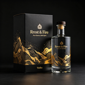 Boîte d'emballage de vodka de luxe haut de gamme à fermeture magnétique rigide, boîte à <span class=keywords><strong>liqueur</strong></span> robuste avec insert en mousse EVA, coffret cadeau pour spiritueux haut de gamme - Product Image 5