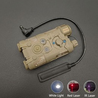 Luz Láser Roja Táctica SOTAC de Nailon NGAL L3, Iluminación LED IR, Compatible con 20 mm, con Interruptor de Presión Remoto