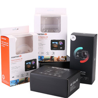 Boîtes d'emballage personnalisées numériques 3C pour écouteurs, câbles de données, téléphones mobiles, en carton pliable, options de couleur, petites séries
