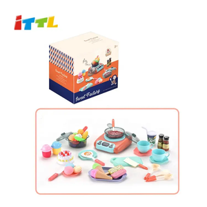 ITTL <span class=keywords><strong>simulation</strong></span> cuisson à la vapeur <span class=keywords><strong>cuisine</strong></span> spray appareils ménagers jouet <span class=keywords><strong>3D</strong></span> couleur boue lumière musique table de cuisson ustensiles de <span class=keywords><strong>cuisine</strong></span> jouets - Product Image 3