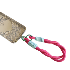Universal Nylon Cell Phone Strap Anti-Loss Wrist Strap Mobile Phone Lanyard Washable Customized Short Telephone Charm Bracelet