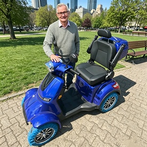 Scooter Eléctrico Todoterreno de Cuatro Ruedas para Adultos, Scooter de Movilidad para Ocio, Certificado por la CEE, con Asiento Premium - Product Image 2