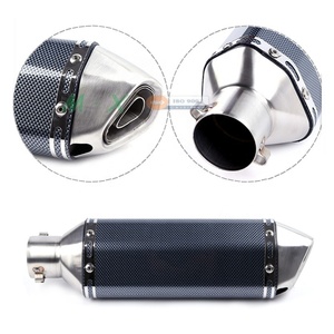Tuyau de silencieux d'échappement universel, 35-51mm, pour <span class=keywords><strong>Moto</strong></span> Honda Cbr250 CB400 Yzf Fz400 <span class=keywords><strong>Z750</strong></span> - Product Image 6
